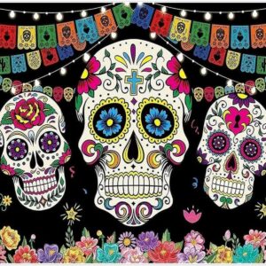 DIY 5D Diamond Art Kits for Adults Day of The Dead Mexican Fiesta Sugar Skull Graphic Día DE Los Muertos Costumes Fiesta Crystal Paintings 12x16inch …
