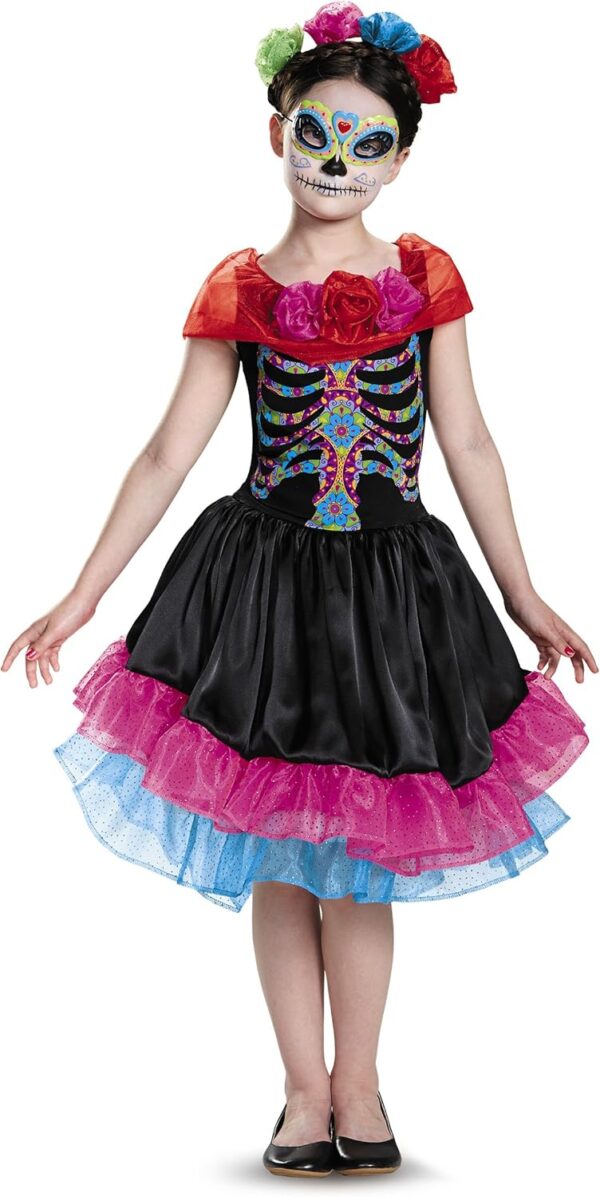 Day of The Dead Costume, Medium/7-8
