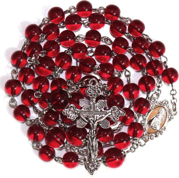 Rosary Beads Chaplet GT Artificial Crystal Glass Rosery Cross Catholic gifts