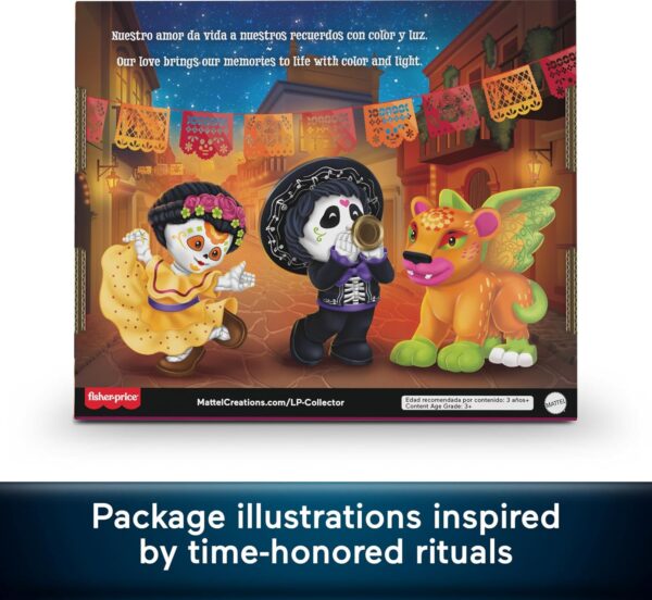 Little People Collector Día de Muertos Special Edition Figure Set, 3 Traditional Characters in Display Box for Adults & Fans - Image 4
