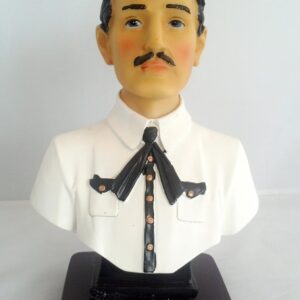 8 Inch Statue Bust of Jesus Malverde Sinaloa Figurine Mexico Estatua Figure