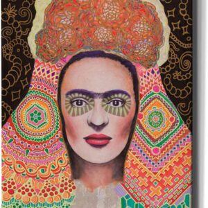 'Frida Santa Muerte' by Surma and Guillen, Canvas Wall Art, 12"x16"