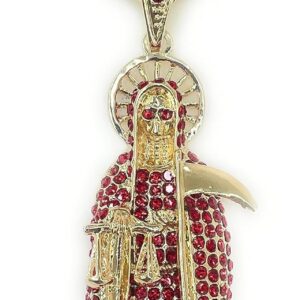 Santa Muerte Pendant/Chain Set