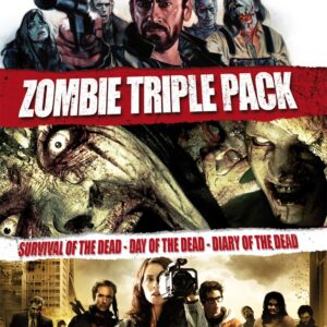 Zombie DVD Triple (Survival of The Dead/Day of The Dead (Remake)/Diary of The Dead) [UK Import]