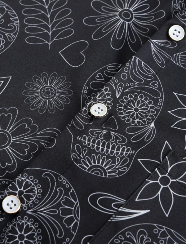 KYKU Mexico Shirt for Men Funny Beach Shirts Hawaiian Button Down Short Sleeve - Image 5