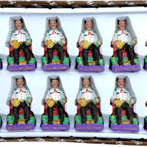 2.5" Set of 12 pcs Jesus Malverde Statue Figurines Imagen Estatua Religious Gift