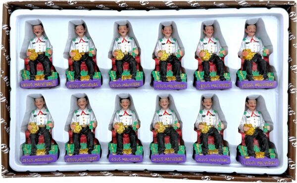 2.5" Set of 12 pcs Jesus Malverde Statue Figurines Imagen Estatua Religious Gift