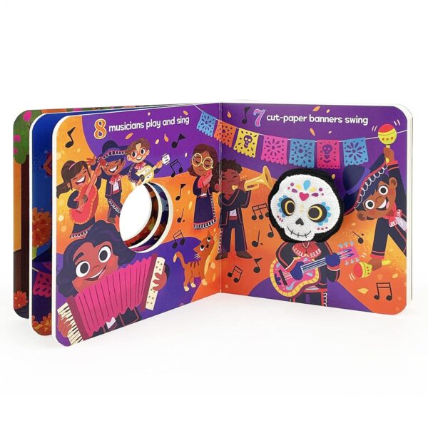 Dia de los Muertos, Day of the Dead Children's Finger Puppet Board Book, Ages 1-4 - Image 5