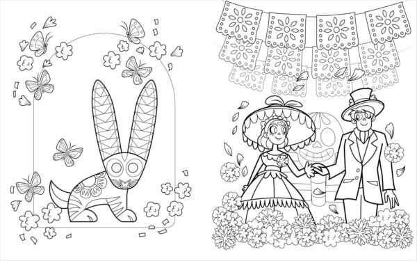 Día de los Muertos Coloring Book for Kids: Day of the Dead Coloring Fun - Image 6