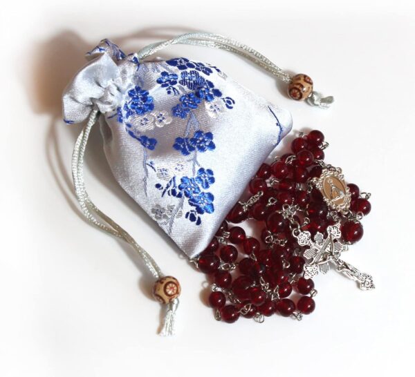 Rosary Beads Chaplet GT Artificial Crystal Glass Rosery Cross Catholic gifts - Image 2