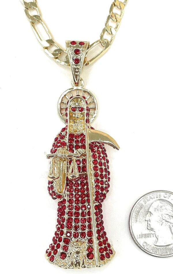 Santa Muerte Pendant/Chain Set - Image 5