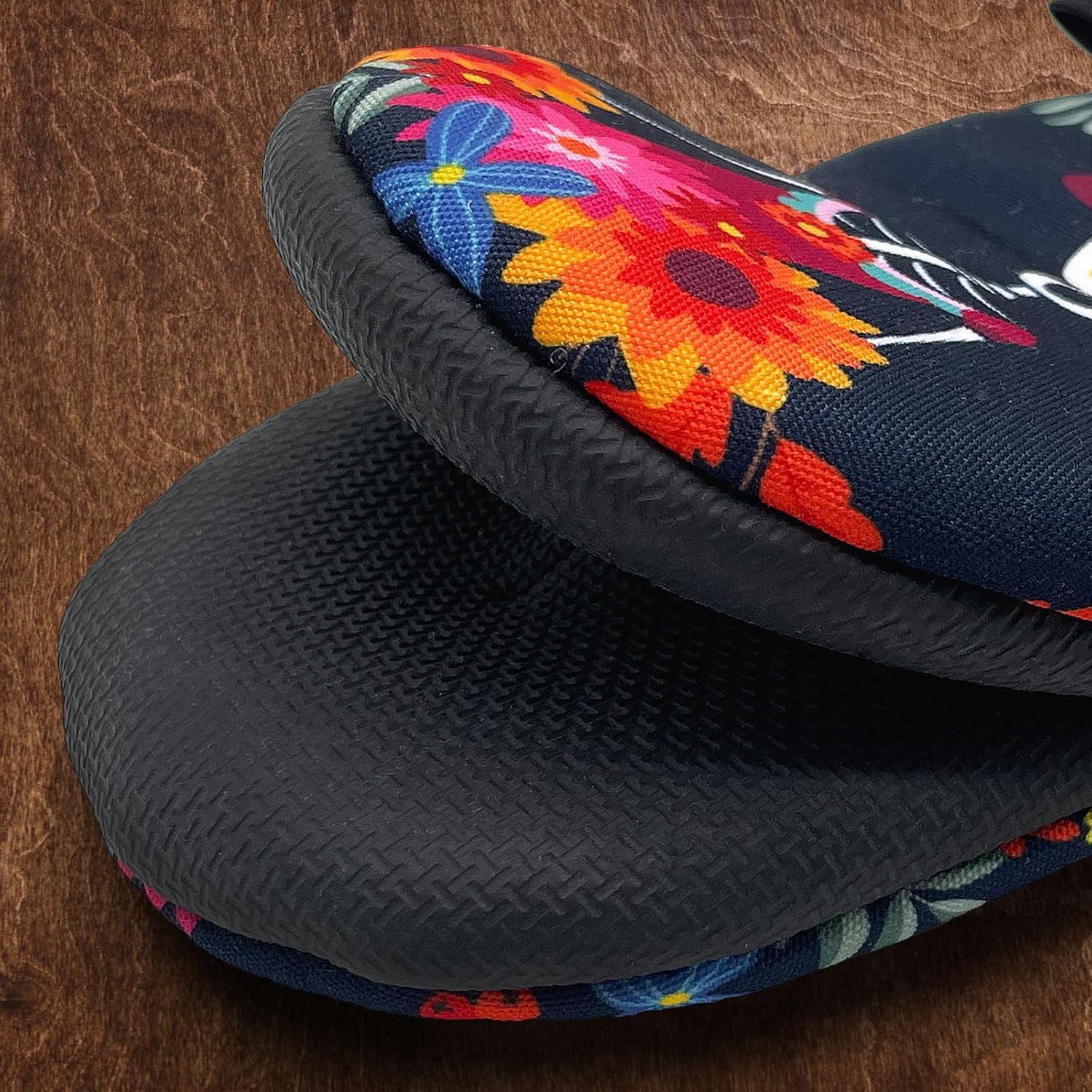 Dia De Los Muertos Mexican Day Skull Mini Silicone Oven Mitts, Heat Slip Resistant Kitchen Gloves 2-Pack Set, Soft Short Small Oven Mittens Pot Holders for Baking Grilling Barbecue Microwave Gift - Image 2