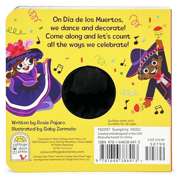 Dia de los Muertos, Day of the Dead Children's Finger Puppet Board Book, Ages 1-4 - Image 8