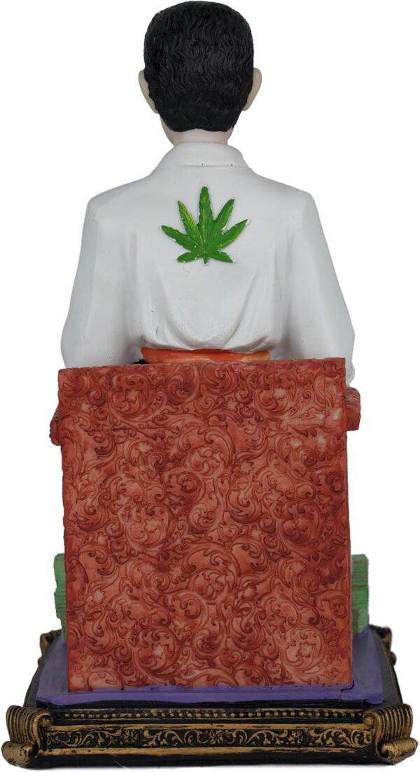 Cannan Jesus Malverde 10" Icono Espiritual que se Originó en Sinaloa Malverde Resin Figure - Image 4