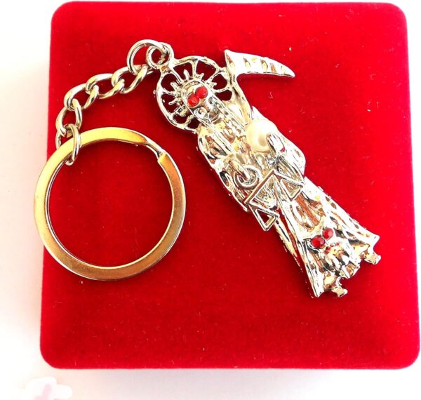 Llavero de la Santa Muerte / Holy Death Key Chain (2) - Image 2