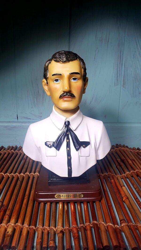 Jesus malverde Busts 8 inch Statue Resin