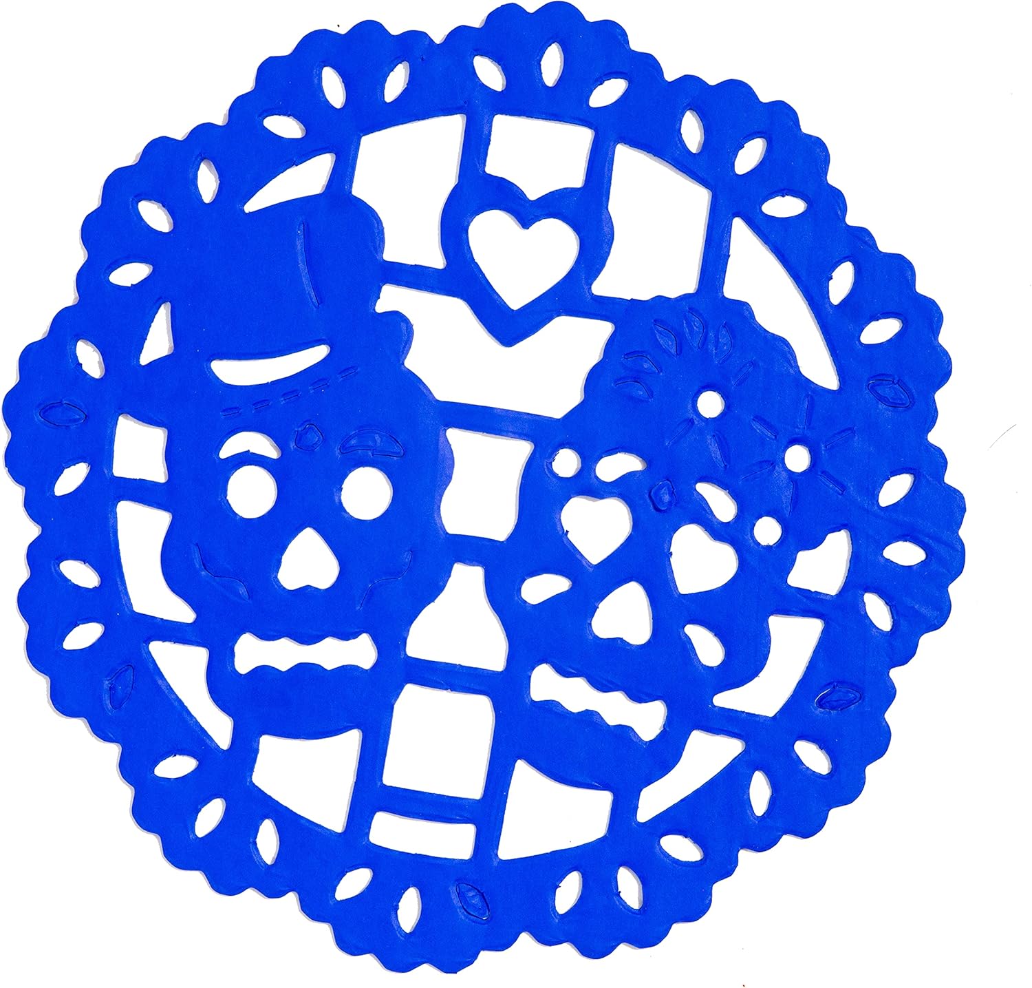 Dia de Muertos / Day of the Dead, 30 Frontales and 10 Small Round Placemats, Altar de Ofrendas Decoration, Tissue Mexican Papel Picado. - Image 8