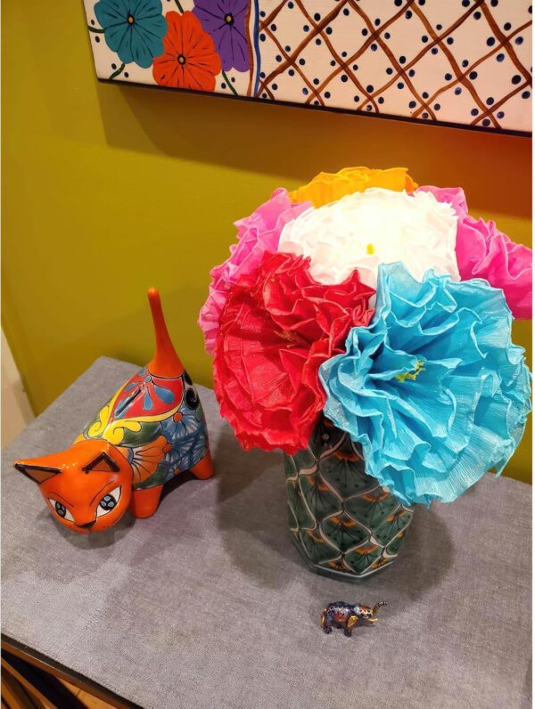 Alondra's Imports Mexican Paper Flowers – Party Decorations, Ofrenda Decorations, Fiestas, Altar, Day of The Dead, Flores para El Dia De Los Muertos, Flores para Decoracion, Unique Assorted (12 Pack) - Image 6