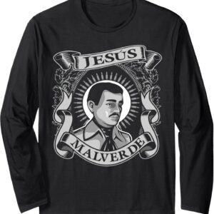 Jesus Malverde Shirt For Women & Men Gifts Jesus Malverde Long Sleeve T-Shirt