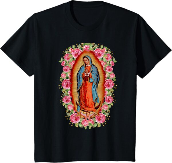 Our Lady Virgen De Guadalupe Mary Maria T-Shirt