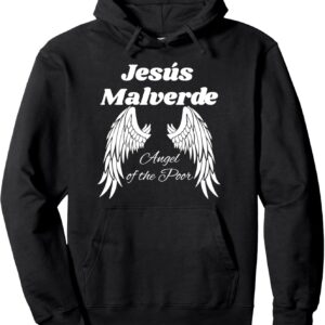 Jesus Malverde Hoodie Mexican Hero Angel Of The Poor Pullover Hoodie