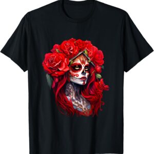 Dia De Los Muertos 2024 Sugar Skull Catrina Day of the Dead T-Shirt