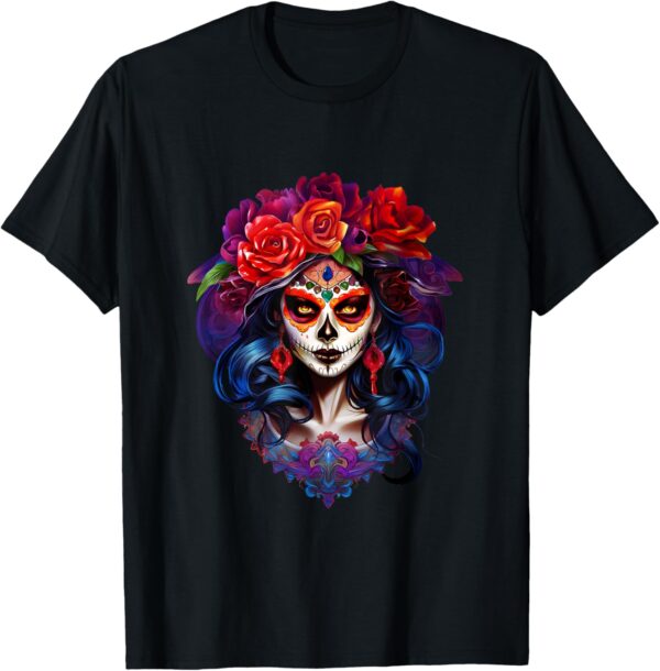 Dia De Los Muertos 2024 Sugar Skull Catrina Day of the Dead T-Shirt