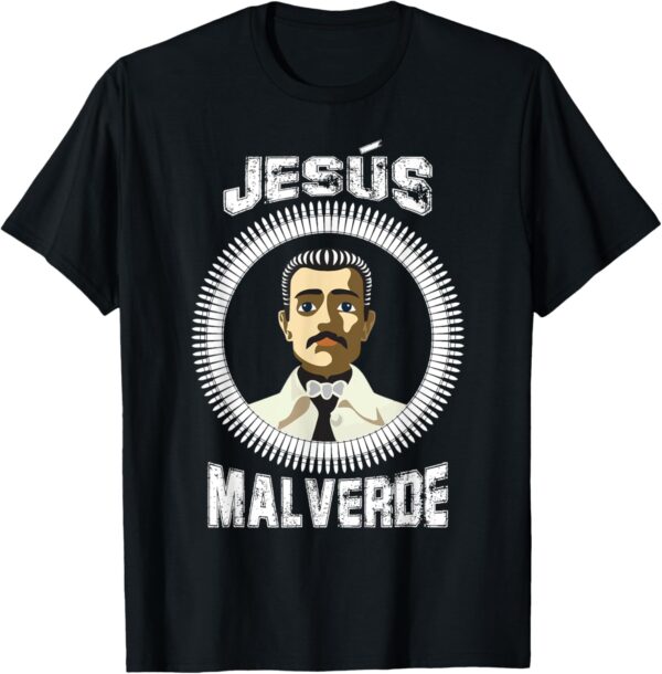 Jesus Malverde Tshirt Mexican Hero Angel Of The Poor Shirt T-Shirt