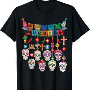 Dia De Los Muertos Funny Day of the dead Hanging skulls T-Shirt