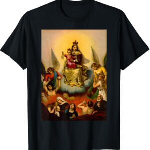 Scapular of Our Lady of Mount Carmel Brown Mt. T-Shirt