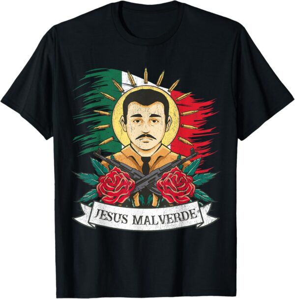 Jesus Malverde Sinaloa Mexico, Jesus Malverde T-Shirt