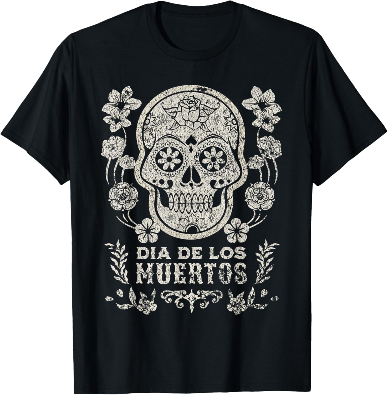 Dia De Los Muertos Mexico Sugar Skull T-Shirt