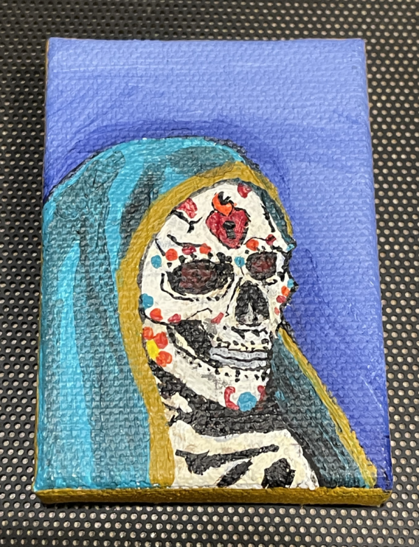 Santa Muerte Painting